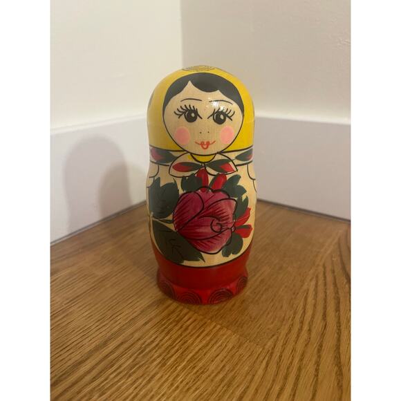 Wooden Nesting Dolls Stacking Toy Decor - Picture 2 of 6